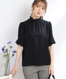 couture brooch | 【前後2WAY/女性らしさを引き立てる】エンブロレースブラウス(シャツ/ブラウス)