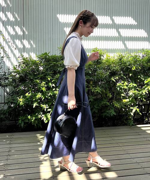 couture brooch（クチュールブローチ）の「◆【前後2WAY/女性らしさを引き立てる】エンブロレースブラウス（シャツ/ブラウス・レディース・ブラック/アイボリー/グリーン系・38/42/34/40）」の20枚目の写真