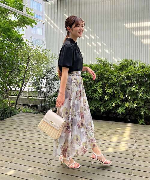 couture brooch（クチュールブローチ）の「◆【前後2WAY/女性らしさを引き立てる】エンブロレースブラウス（シャツ/ブラウス・レディース・ブラック/アイボリー/グリーン系・38/42/34/40）」の11枚目の写真