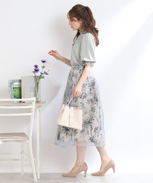 couture brooch（クチュールブローチ）の「◆【前後2WAY/女性らしさを引き立てる】エンブロレースブラウス（シャツ/ブラウス・レディース・ブラック/アイボリー/グリーン系・38/42/34/40）」の16枚目の写真