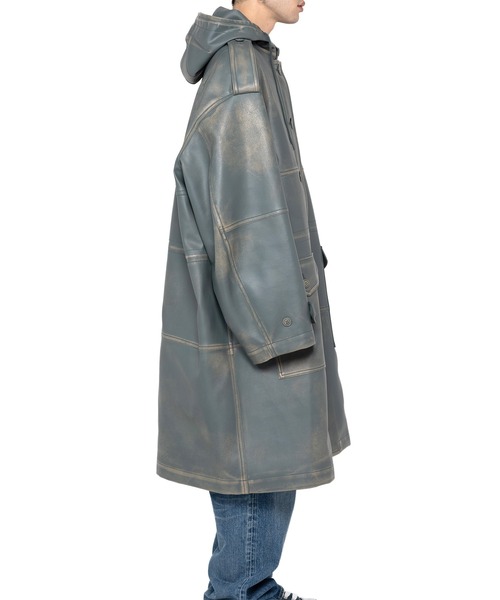 MIHARAYASUHIRO レザートレンチコート 限定サイズM ミハラヤスヒロ Maison MIHARA YASUHIRO - Wool Long Coat | fakejam