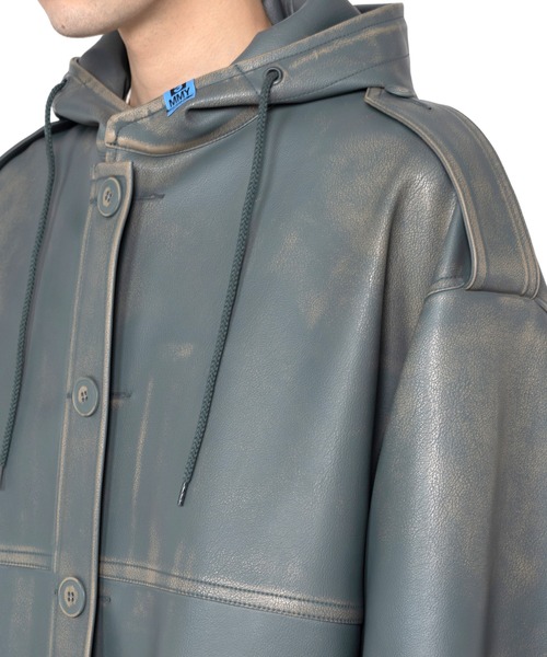 【新品タグ付き】ミハラヤスヒロ　ライダースジャケット　綿　ベージュ Maison MIHARA YASUHIRO ONLINE STORE（メゾンミハラヤスヒロ