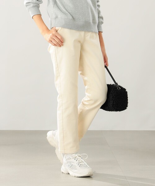 B:MING by BEAMS（ビーミングバイビームス）の「B:MING by BEAMS / ストレッチ コールテーパードパンツ（その他パンツ・レディース・グレー系その他/ラベンダー/チャコールグレー/アイボリー・LARGE/MEDIUM/SMALL）」の5枚目の写真