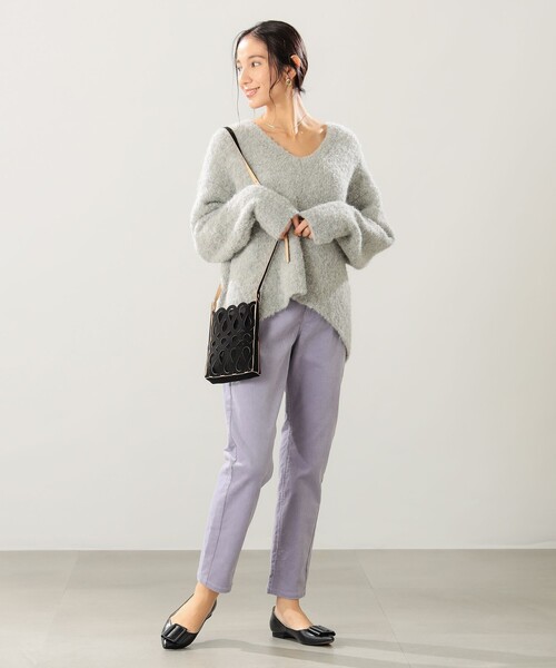 B:MING by BEAMS（ビーミングバイビームス）の「B:MING by BEAMS / ストレッチ コールテーパードパンツ（その他パンツ・レディース・グレー系その他/ラベンダー/チャコールグレー/アイボリー・LARGE/MEDIUM/SMALL）」の11枚目の写真