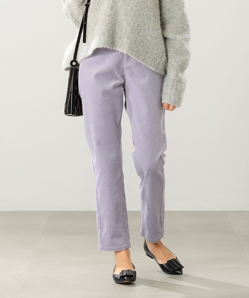 B:MING by BEAMS（ビーミングバイビームス）の「B:MING by BEAMS / ストレッチ コールテーパードパンツ（その他パンツ・レディース・グレー系その他/ラベンダー/チャコールグレー/アイボリー・LARGE/MEDIUM/SMALL）」の21枚目の写真