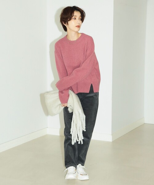 B:MING by BEAMS（ビーミングバイビームス）の「B:MING by BEAMS / ストレッチ コールテーパードパンツ（その他パンツ・レディース・グレー系その他/ラベンダー/チャコールグレー/アイボリー・LARGE/MEDIUM/SMALL）」の18枚目の写真