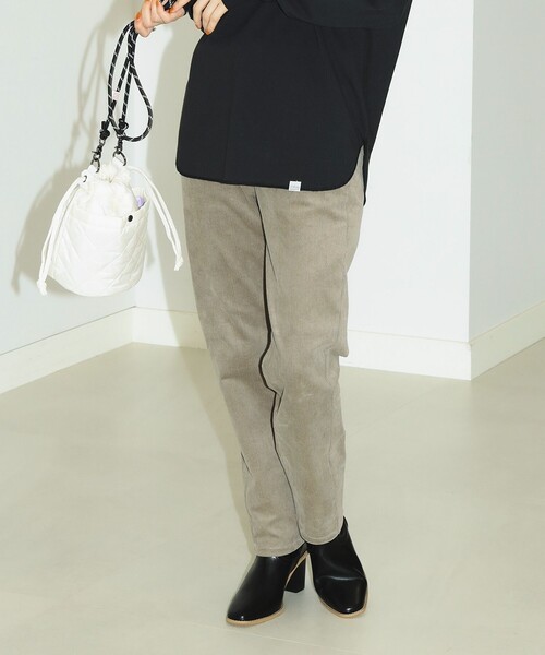 B:MING by BEAMS（ビーミングバイビームス）の「B:MING by BEAMS / ストレッチ コールテーパードパンツ（その他パンツ・レディース・グレー系その他/ラベンダー/チャコールグレー/アイボリー・LARGE/MEDIUM/SMALL）」の19枚目の写真