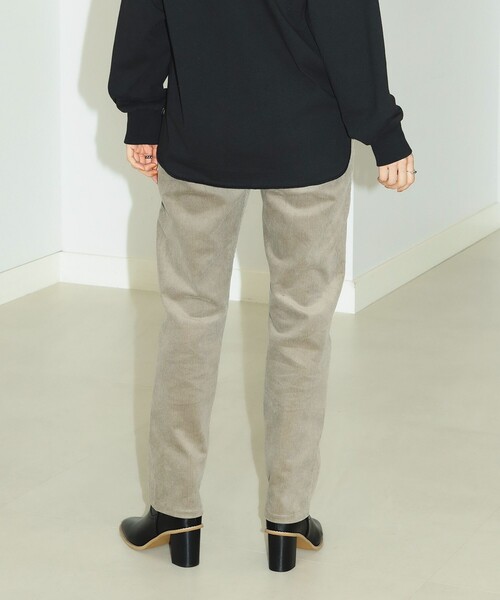 B:MING by BEAMS（ビーミングバイビームス）の「B:MING by BEAMS / ストレッチ コールテーパードパンツ（その他パンツ・レディース・グレー系その他/ラベンダー/チャコールグレー/アイボリー・LARGE/MEDIUM/SMALL）」の13枚目の写真