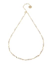 LAGUNAMOON | LADYフェイクパールウェーブチェーンネックレス(ネックレス)