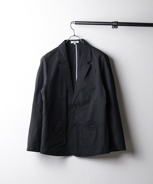 【セール】《サッカー》 テーラードジャケット（テーラードジャケット）｜B.I.D.（ビーアイディー）