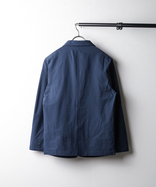 【セール】《サッカー》 テーラードジャケット（テーラードジャケット）｜B.I.D.（ビーアイディー）