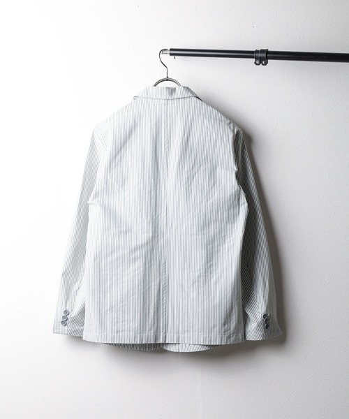 【セール】《サッカー》 テーラードジャケット（テーラードジャケット）｜B.I.D.（ビーアイディー）