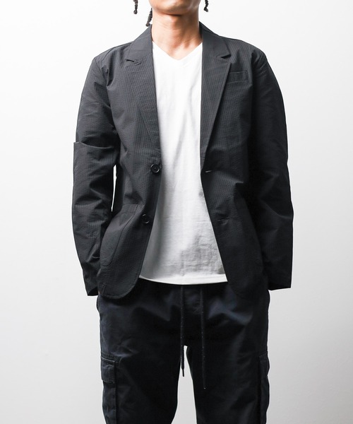 【セール】《サッカー》 テーラードジャケット（テーラードジャケット）｜B.I.D.（ビーアイディー）