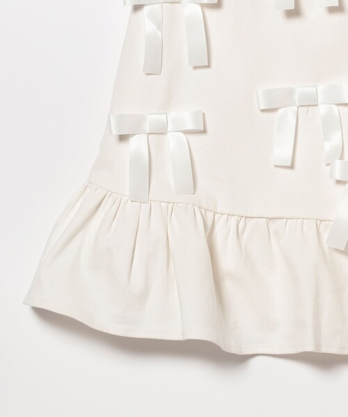 Ray BEAMS(レイビームス)の「sister jane / Bloom Bow Midi Dress(ワンピース・レディース・ホワイト・SMALL)」の10枚目の写真