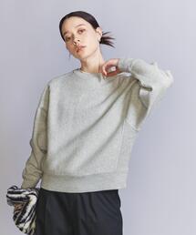 Champion | 【別注】＜Champion＞裏起毛リバースウィーブ ラグランスウェット ホワイト/ミディアムグレー(スウェット)