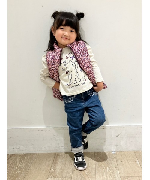 GAP(ギャップ)の「babyGap コールドコントロール パファー ベスト(ダウンベスト・キッズ・ネイビー/ワイン・5 YRS/12-18M/3 YRS/18-24M/2 YRS/4 YRS)」の4枚目の写真