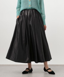 BARNYARDSTORM | レザーライクフレアスカート(スカート)