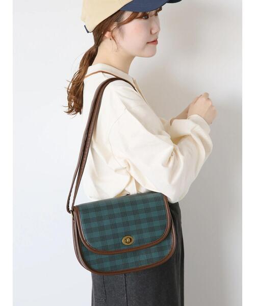 ehka sopo（エヘカソポ）の「柄アソートショルダーバッグ（ハンドバッグ・レディース・グリーン/ベージュ/ブラック/ブラウン・F）」の4枚目の写真