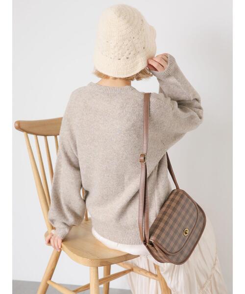 ehka sopo（エヘカソポ）の「柄アソートショルダーバッグ（ハンドバッグ・レディース・グリーン/ベージュ/ブラック/ブラウン・F）」の6枚目の写真