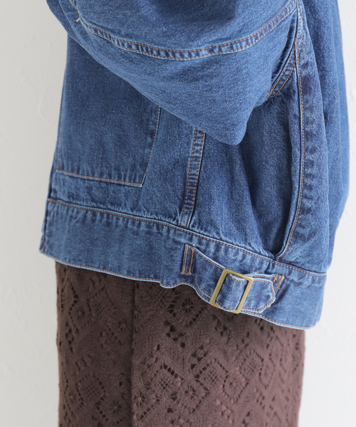 IENA（イエナ）の「【CURRENTAGE/カレンテージ】デニムブルゾン（ブルゾン・レディース・ネイビー・FREE）」の19枚目の写真