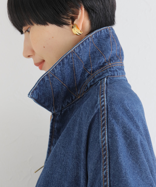 IENA（イエナ）の「【CURRENTAGE/カレンテージ】デニムブルゾン（ブルゾン・レディース・ネイビー・FREE）」の21枚目の写真