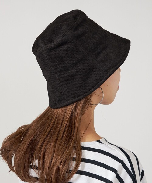 SHIPS any(シップス エニィ)の「SHIPS any: パネル ハット 23AW(ハット・レディース・ブラック/ナチュラル・ONE SIZE)」の1枚目の写真