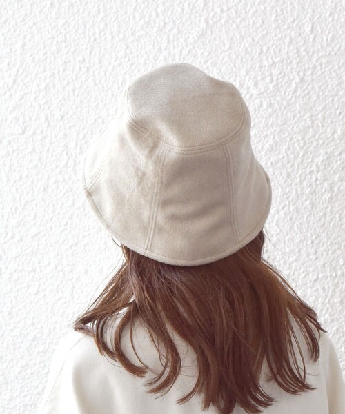 SHIPS any(シップス エニィ)の「SHIPS any: パネル ハット 23AW(ハット・レディース・ブラック/ナチュラル・ONE SIZE)」の4枚目の写真