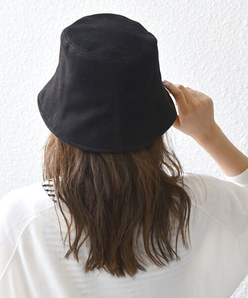 SHIPS any(シップス エニィ)の「SHIPS any: パネル ハット 23AW(ハット・レディース・ブラック/ナチュラル・ONE SIZE)」の12枚目の写真