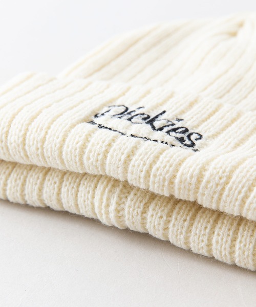 Dickies（ディッキーズ）の「【DICKIES/ディッキーズ】スマイルロゴ　KIDS　ニットワッチ　ビーニー（ニットキャップ/ビーニー・キッズ・オフホワイト/レッド/ブラウン・FREE）」の11枚目の写真