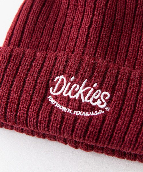 Dickies（ディッキーズ）の「【DICKIES/ディッキーズ】スマイルロゴ　KIDS　ニットワッチ　ビーニー（ニットキャップ/ビーニー・キッズ・オフホワイト/レッド/ブラウン・FREE）」の6枚目の写真