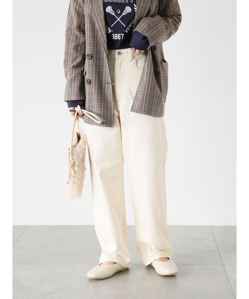 Lugnoncure(ルノンキュール)の「5ポケットデニムパンツ(デニムパンツ・レディース・ブラック/オフホワイト/ブルー・S/L/M)」の1枚目の写真