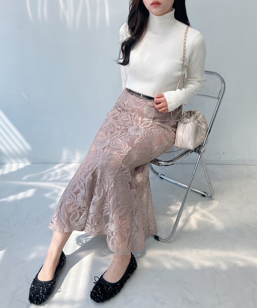 AS KNOW AS plus（アズノゥアズプラス）の「☆ベルト付ストレッチマーメイドスカート（スカート・レディース・ブラック/ブラウン/ライトベージュ/ブラック系/グレー系その他/ブラック系その他/ベージュ系その他/グレー/ブラウン系その他・FREE）」の10枚目の写真