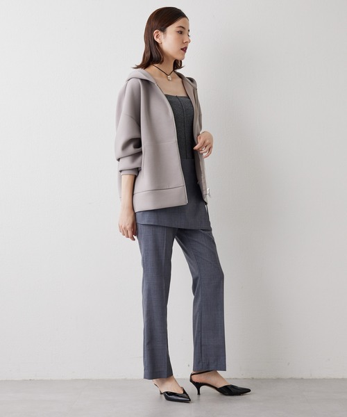 Whim Gazette(ウィムガゼット)の「ダンボールパーカー(パーカー・レディース・オフホワイト/グレー・FREE)」の5枚目の写真