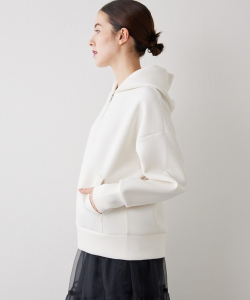 Whim Gazette(ウィムガゼット)の「ダンボールパーカー(パーカー・レディース・オフホワイト/グレー・FREE)」の11枚目の写真