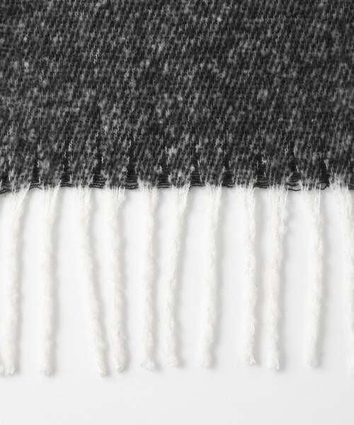 COLONY 2139（コロニートゥーワンスリーナイン）の「ホワイトフリンジストール（ストール/ショール・メンズ・チャコールグレー/ブルー・FREE）」の9枚目の写真