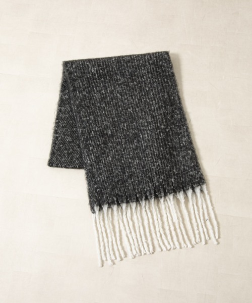 COLONY 2139（コロニートゥーワンスリーナイン）の「ホワイトフリンジストール（ストール/ショール・メンズ・チャコールグレー/ブルー・FREE）」の18枚目の写真