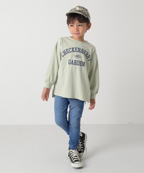 S&H（エスアンドエイチ）の「【S&H】デニム風レギンス（その他パンツ・キッズ・ブルー/インディゴブルー・120cm/130cm/110cm/100cm）」の12枚目の写真