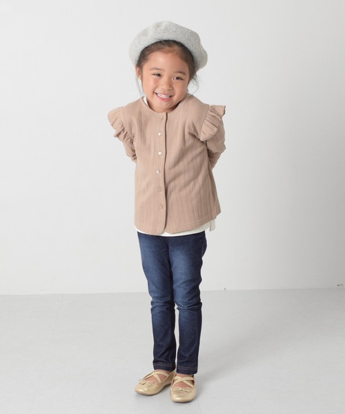 S&H（エスアンドエイチ）の「【S&H】デニム風レギンス（その他パンツ・キッズ・ブルー/インディゴブルー・120cm/130cm/110cm/100cm）」の15枚目の写真