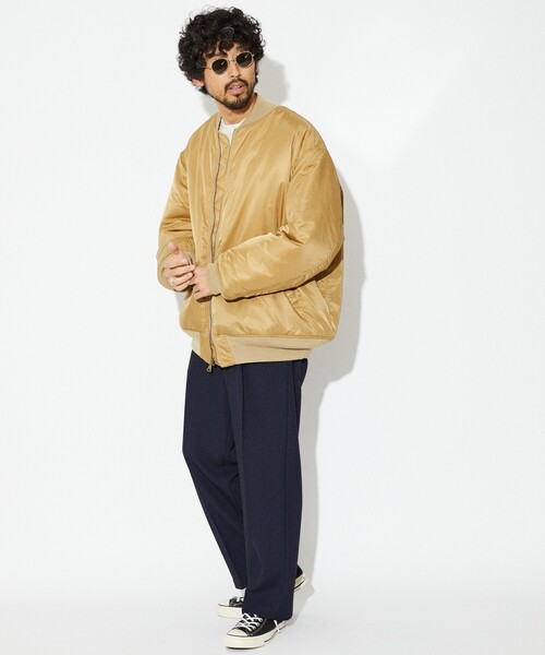 Firsthand(ファーストハンド)の「Firsthand/ファーストハンド BIG MA1 / ビッグシルエットMA-1/BIG MA1 / ビッグシルエットMA-1 / ユニセックス(MA-1・メンズ・ブラック/カーキ/キャメル・M/L)」の16枚目の写真