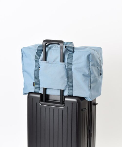 TRAVEL SHOP MILESTO（トラベルショップミレスト）の「MILESTO UTILITY ポケッタブルボストンバッグ 45L（ボストンバッグ・レディース・グレー系その他/グレイッシュベージュ/ブラック/グリーン/ネイビー/オレンジ・ﾌﾘ-）」の15枚目の写真