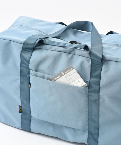 TRAVEL SHOP MILESTO（トラベルショップミレスト）の「MILESTO UTILITY ポケッタブルボストンバッグ 45L（ボストンバッグ・レディース・グレー系その他/グレイッシュベージュ/ブラック/グリーン/ネイビー/オレンジ・ﾌﾘ-）」の16枚目の写真