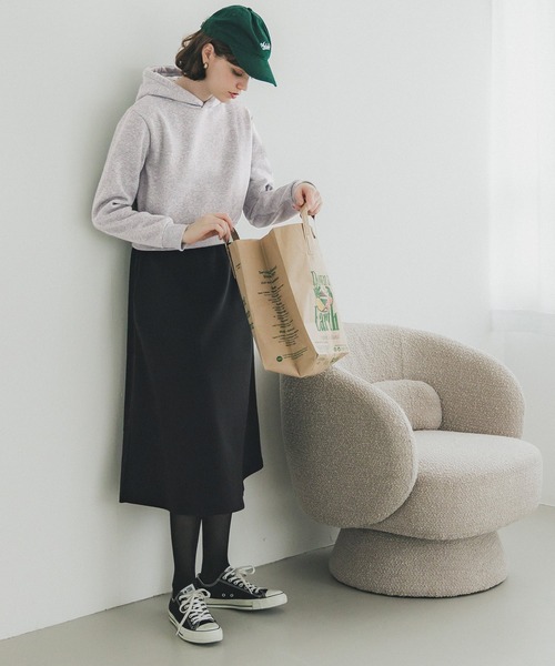 coca（coca）（コカ）の「ふわりードッキングワンピース（ワンピース・レディース・ブラック/グレー・L/M）」の7枚目の写真