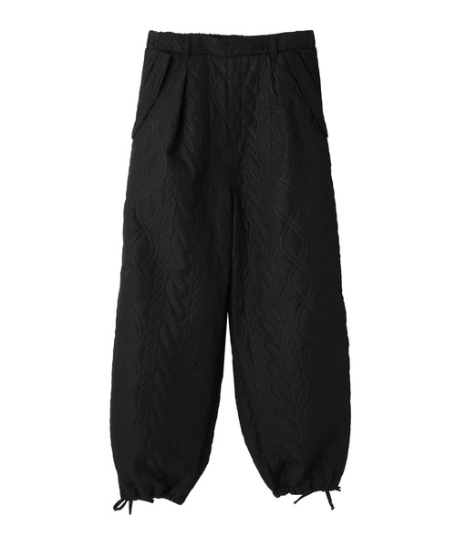 Settimissimo（セッティミッシモ）の「マットクロス ケーブルキルト アラジンパンツ（その他パンツ・レディース・オフホワイト/ブラック・M）」の17枚目の写真