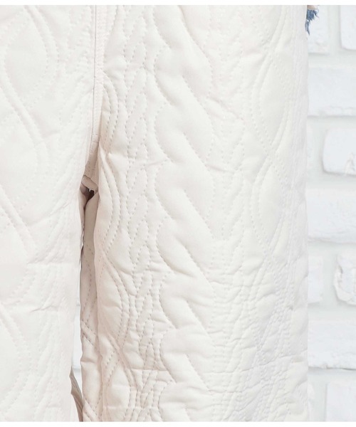 Settimissimo（セッティミッシモ）の「マットクロス ケーブルキルト アラジンパンツ（その他パンツ・レディース・オフホワイト/ブラック・M）」の15枚目の写真