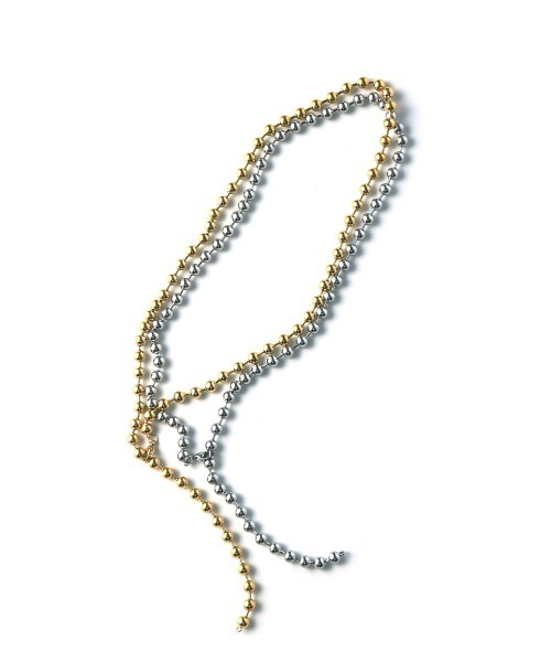 marjour（マージュール）の「[SURGICAL]BALL CHAIN NECKLACE（ネックレス・レディース・シルバー/ゴールド・FREE）」の9枚目の写真