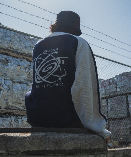 kutir（クティール）の「配色ラグランドライバーズニット（カーディガン/ボレロ・メンズ・ブラック/ネイビー/ブラウン・MEDIUM/LARGE）」の17枚目の写真