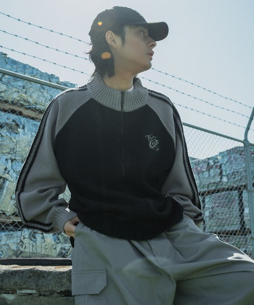 kutir（クティール）の「配色ラグランドライバーズニット（カーディガン/ボレロ・メンズ・ブラック/ネイビー/ブラウン・MEDIUM/LARGE）」の20枚目の写真