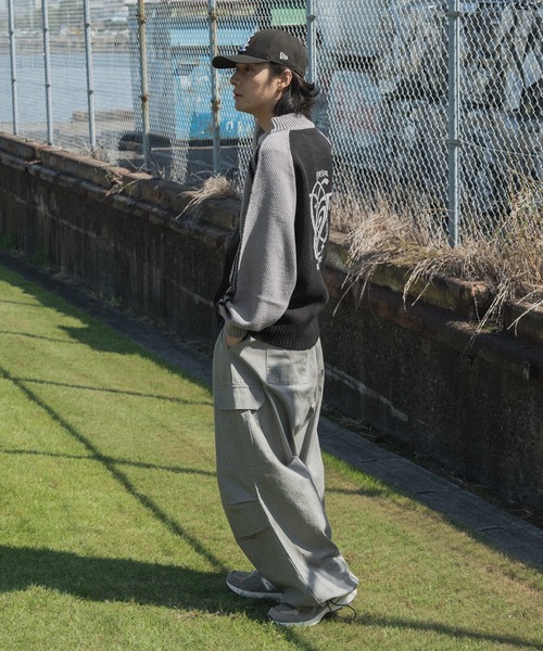 kutir（クティール）の「配色ラグランドライバーズニット（カーディガン/ボレロ・メンズ・ブラック/ネイビー/ブラウン・MEDIUM/LARGE）」の10枚目の写真