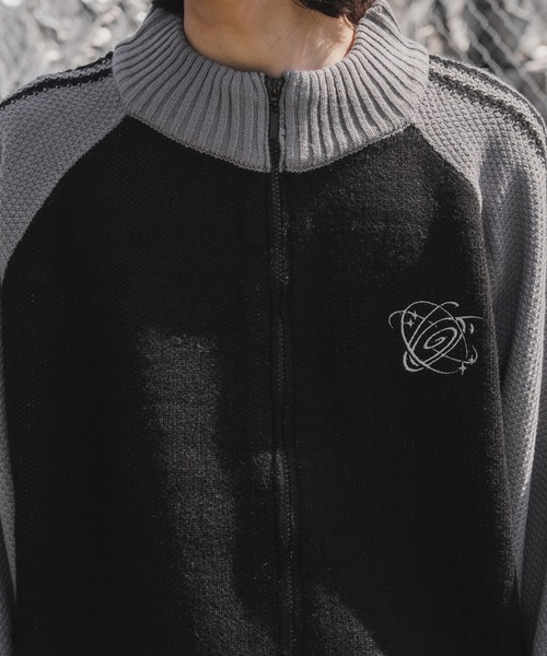 kutir（クティール）の「配色ラグランドライバーズニット（カーディガン/ボレロ・メンズ・ブラック/ネイビー/ブラウン・MEDIUM/LARGE）」の12枚目の写真