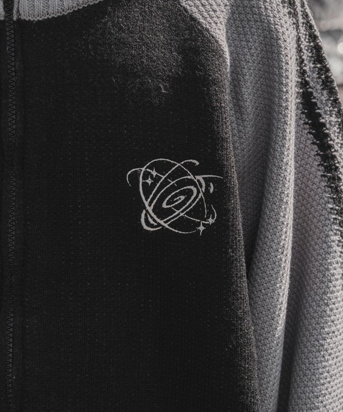 kutir（クティール）の「配色ラグランドライバーズニット（カーディガン/ボレロ・メンズ・ブラック/ネイビー/ブラウン・MEDIUM/LARGE）」の13枚目の写真